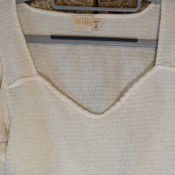 Nation Ltd Bianca Smocked 80s Tee - Picture 4 of 6